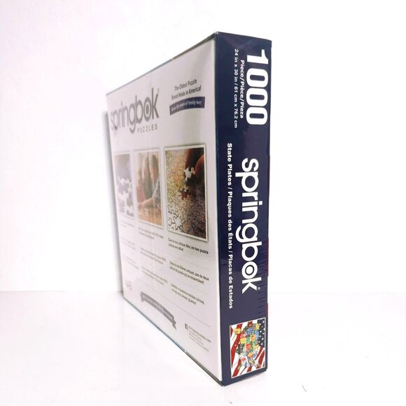 Springbok 1000-Pieces Jigsaw Puzzle State Plates 24" x 30" - Picture 4 of 4